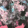 Digitaldruck-Silk Satin-Gewebe mit Blumen-Entwurf (TLD-0004)